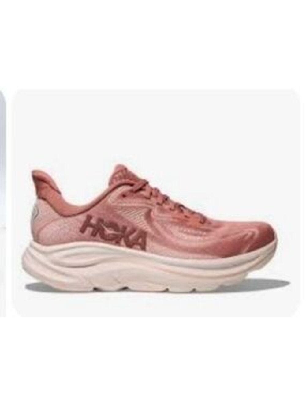 Size 8'5 Hoka One Clifton 9 Women's Running Shoes, Pink,